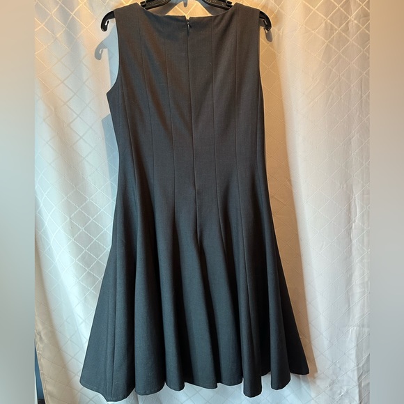 Grey Sleeveless Flared Jessica Dress - Picture 6 of 10